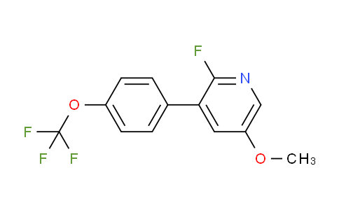 AM79648 | 1261731-57-0 | 2-Fluoro-5-methoxy-3-(4-(trifluoromethoxy)phenyl)pyridine