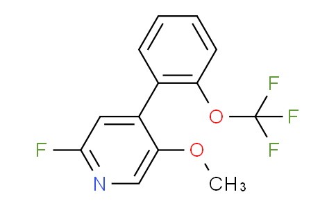 AM79649 | 1261864-47-4 | 2-Fluoro-5-methoxy-4-(2-(trifluoromethoxy)phenyl)pyridine