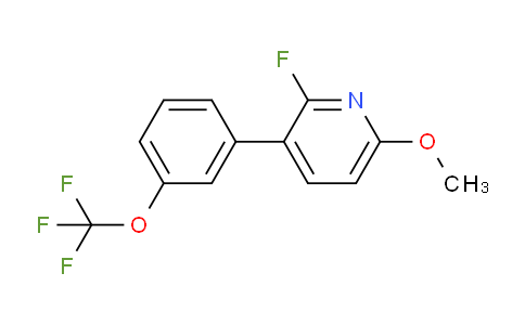 AM79653 | 1261574-69-9 | 2-Fluoro-6-methoxy-3-(3-(trifluoromethoxy)phenyl)pyridine