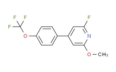 AM79657 | 1261522-27-3 | 2-Fluoro-6-methoxy-4-(4-(trifluoromethoxy)phenyl)pyridine