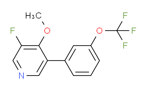AM79665 | 1261487-50-6 | 3-Fluoro-4-methoxy-5-(3-(trifluoromethoxy)phenyl)pyridine