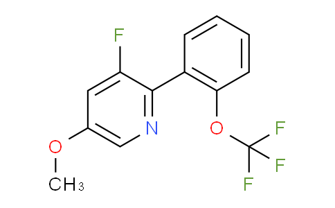 AM79667 | 1261574-71-3 | 3-Fluoro-5-methoxy-2-(2-(trifluoromethoxy)phenyl)pyridine