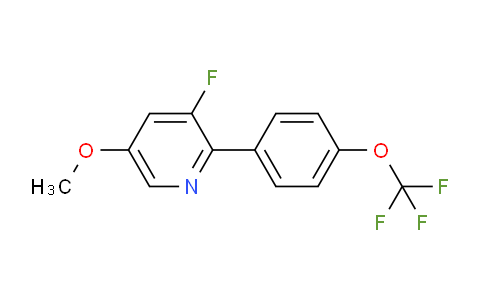 AM79669 | 1261777-42-7 | 3-Fluoro-5-methoxy-2-(4-(trifluoromethoxy)phenyl)pyridine