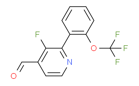 AM79685 | 1261655-75-7 | 3-Fluoro-2-(2-(trifluoromethoxy)phenyl)isonicotinaldehyde