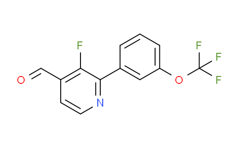 AM79686 | 1261866-31-2 | 3-Fluoro-2-(3-(trifluoromethoxy)phenyl)isonicotinaldehyde