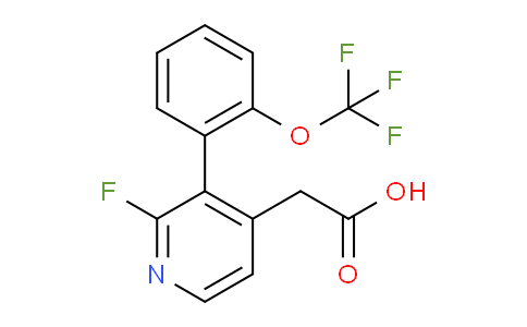 AM79710 | 1261622-87-0 | 2-Fluoro-3-(2-(trifluoromethoxy)phenyl)pyridine-4-acetic acid