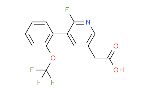 AM79711 | 1261450-10-5 | 2-Fluoro-3-(2-(trifluoromethoxy)phenyl)pyridine-5-acetic acid