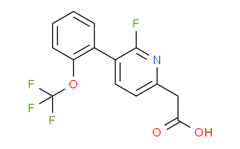 AM79712 | 1261795-36-1 | 2-Fluoro-3-(2-(trifluoromethoxy)phenyl)pyridine-6-acetic acid