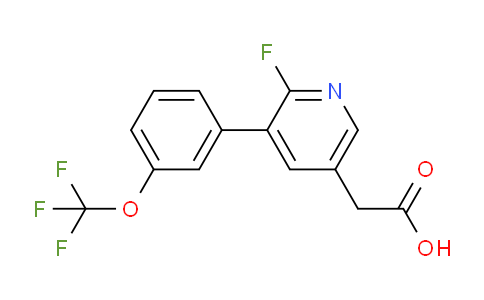 AM79714 | 1261505-74-1 | 2-Fluoro-3-(3-(trifluoromethoxy)phenyl)pyridine-5-acetic acid