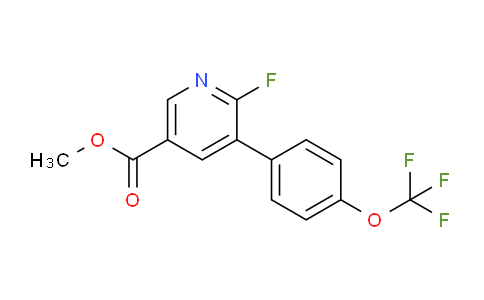 AM79722 | 1261617-14-4 | Methyl 6-fluoro-5-(4-(trifluoromethoxy)phenyl)nicotinate