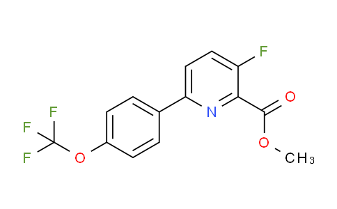 Methyl 3-fluoro-6-(4-(trifluoromethoxy)phenyl)picolinate