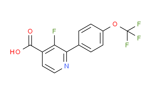 3-Fluoro-2-(4-(trifluoromethoxy)phenyl)isonicotinic acid