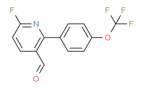 AM79753 | 1261655-04-2 | 6-Fluoro-2-(4-(trifluoromethoxy)phenyl)nicotinaldehyde