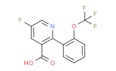 AM79763 | 1261576-84-4 | 5-Fluoro-2-(2-(trifluoromethoxy)phenyl)nicotinic acid