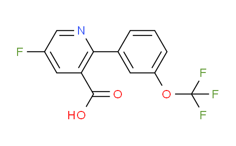AM79764 | 1261655-98-4 | 5-Fluoro-2-(3-(trifluoromethoxy)phenyl)nicotinic acid