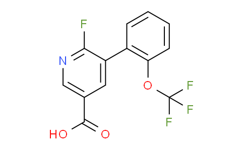 AM79772 | 1261505-04-7 | 6-Fluoro-5-(2-(trifluoromethoxy)phenyl)nicotinic acid