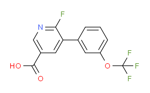 AM79773 | 1261484-75-6 | 6-Fluoro-5-(3-(trifluoromethoxy)phenyl)nicotinic acid