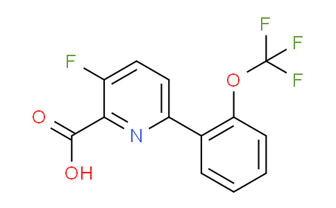 AM79796 | 1261879-69-9 | 3-Fluoro-6-(2-(trifluoromethoxy)phenyl)picolinic acid