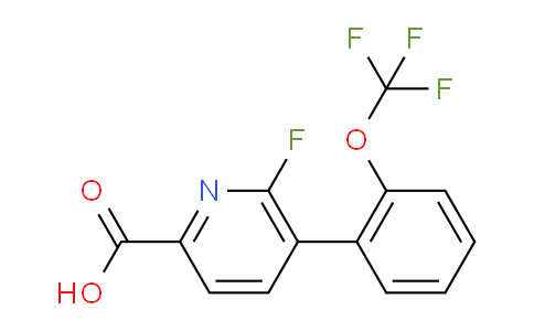 AM79806 | 1261656-19-2 | 6-Fluoro-5-(2-(trifluoromethoxy)phenyl)picolinic acid