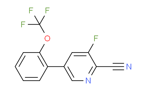 AM79809 | 1261832-11-4 | 3-Fluoro-5-(2-(trifluoromethoxy)phenyl)picolinonitrile