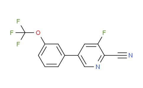 AM79810 | 1261867-05-3 | 3-Fluoro-5-(3-(trifluoromethoxy)phenyl)picolinonitrile