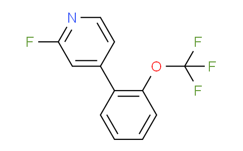 2-Fluoro-4-(2-(trifluoromethoxy)phenyl)pyridine
