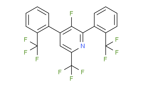 2,4-Bis(2-(trifluoromethyl)phenyl)-3-fluoro-6-(trifluoromethyl)pyridine