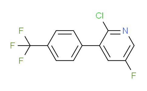 AM79833 | 1261813-25-5 | 2-Chloro-5-fluoro-3-(4-(trifluoromethyl)phenyl)pyridine