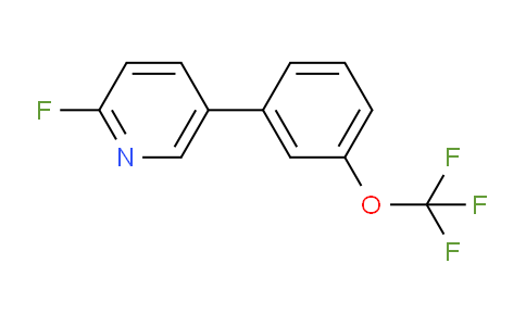 2-Fluoro-5-(3-(trifluoromethoxy)phenyl)pyridine