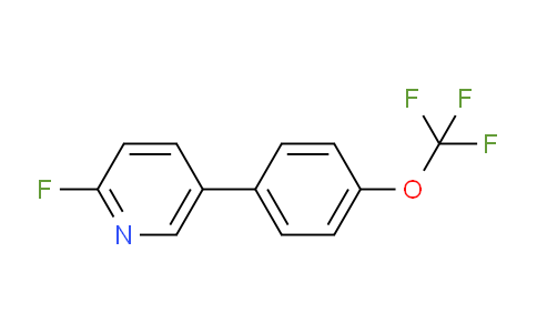 2-Fluoro-5-(4-(trifluoromethoxy)phenyl)pyridine