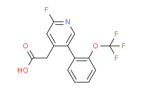 AM79887 | 1261742-68-0 | 2-Fluoro-5-(2-(trifluoromethoxy)phenyl)pyridine-4-acetic acid