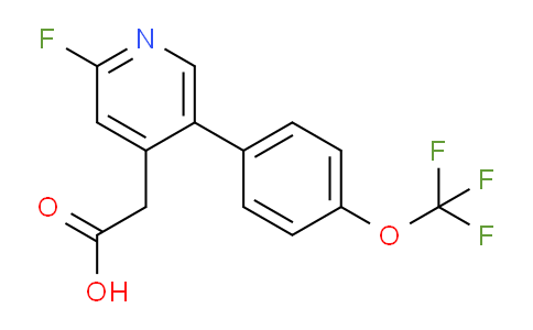 AM79891 | 1261484-79-0 | 2-Fluoro-5-(4-(trifluoromethoxy)phenyl)pyridine-4-acetic acid