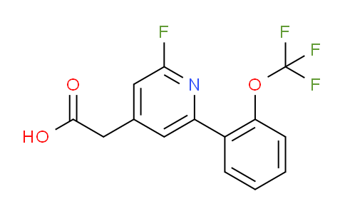 AM79893 | 1261855-05-3 | 2-Fluoro-6-(2-(trifluoromethoxy)phenyl)pyridine-4-acetic acid