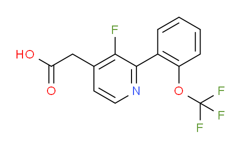 AM79898 | 1261725-53-4 | 3-Fluoro-2-(2-(trifluoromethoxy)phenyl)pyridine-4-acetic acid