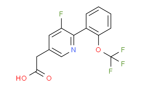AM79899 | 1261779-24-1 | 3-Fluoro-2-(2-(trifluoromethoxy)phenyl)pyridine-5-acetic acid