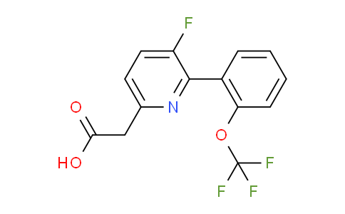 AM79900 | 1261832-22-7 | 3-Fluoro-2-(2-(trifluoromethoxy)phenyl)pyridine-6-acetic acid