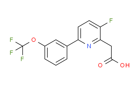 AM79914 | 1261725-58-9 | 3-Fluoro-6-(3-(trifluoromethoxy)phenyl)pyridine-2-acetic acid
