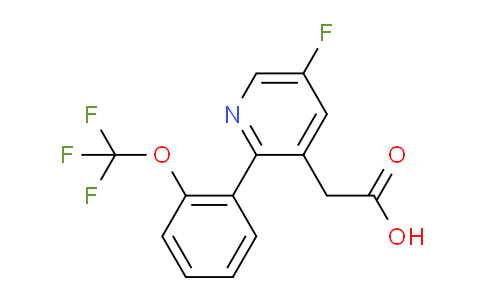 AM79916 | 1261559-67-4 | 5-Fluoro-2-(2-(trifluoromethoxy)phenyl)pyridine-3-acetic acid