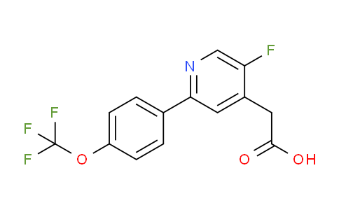AM79921 | 1261766-12-4 | 5-Fluoro-2-(4-(trifluoromethoxy)phenyl)pyridine-4-acetic acid