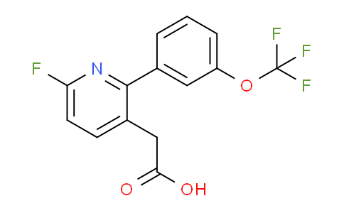 6-Fluoro-2-(3-(trifluoromethoxy)phenyl)pyridine-3-acetic acid