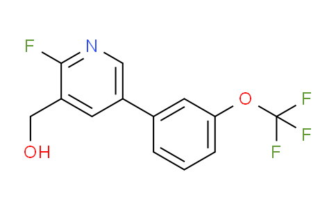 2-Fluoro-5-(3-(trifluoromethoxy)phenyl)pyridine-3-methanol