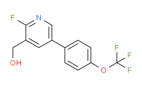 2-Fluoro-5-(4-(trifluoromethoxy)phenyl)pyridine-3-methanol