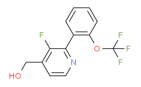 3-Fluoro-2-(2-(trifluoromethoxy)phenyl)pyridine-4-methanol