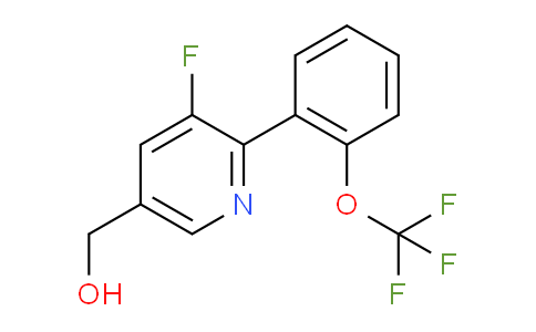 3-Fluoro-2-(2-(trifluoromethoxy)phenyl)pyridine-5-methanol