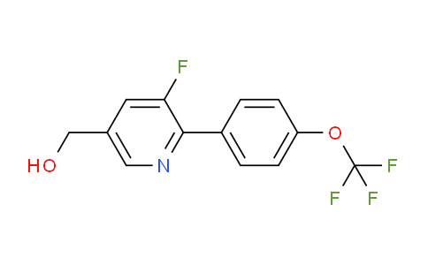 3-Fluoro-2-(4-(trifluoromethoxy)phenyl)pyridine-5-methanol