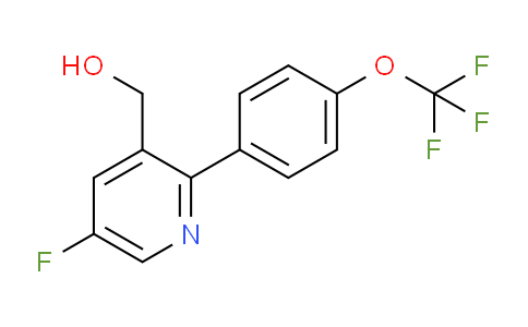 5-Fluoro-2-(4-(trifluoromethoxy)phenyl)pyridine-3-methanol