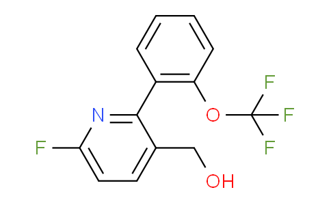 6-Fluoro-2-(2-(trifluoromethoxy)phenyl)pyridine-3-methanol