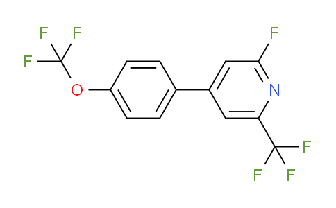 2-Fluoro-4-(4-(trifluoromethoxy)phenyl)-6-(trifluoromethyl)pyridine