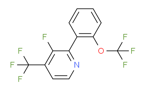 3-Fluoro-2-(2-(trifluoromethoxy)phenyl)-4-(trifluoromethyl)pyridine