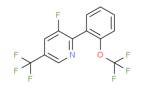 AM80004 | 1261880-70-9 | 3-Fluoro-2-(2-(trifluoromethoxy)phenyl)-5-(trifluoromethyl)pyridine